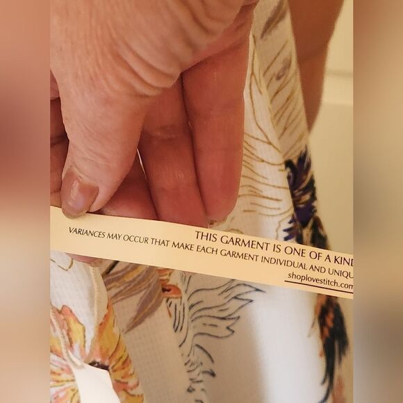 NWT Lovestitch One Size Slvless Floral Print Up/ Down Women's Maxi Dress - Picture 10 of 14